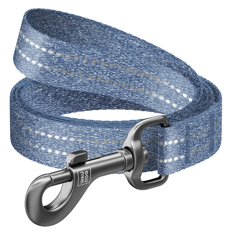 WAUDOG Eco-Friendly Re-Cotton Dog Leash - Size Medium