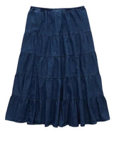 American Eagle Womens AE Tiered Midi Skirt