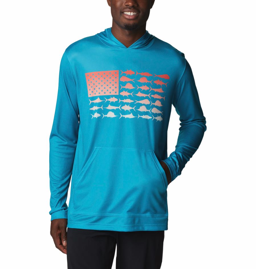 Columbia Mens PFG Terminal Tackle Pullover Hoodie