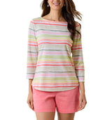 Tommy Bahama Womens Ashby Isles 3/4 Sleeve Shirt