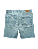 American Eagle Womens AE Dreamy Drape Low-Rise Baggy 8" Jort Shorts