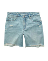 American Eagle Womens AE Dreamy Drape Low-Rise Baggy 8" Jort Shorts