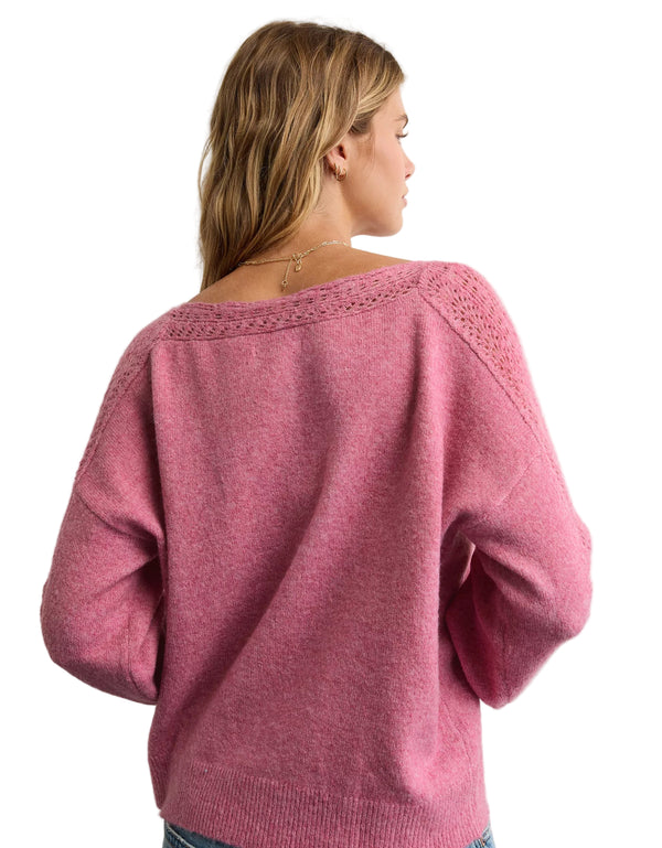 American Eagle Women's Whoa So Soft Lace Sweater