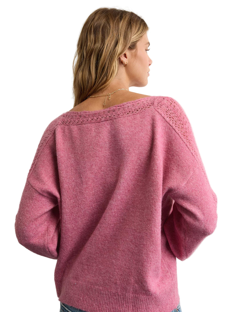 American Eagle Women's Whoa So Soft Lace Sweater