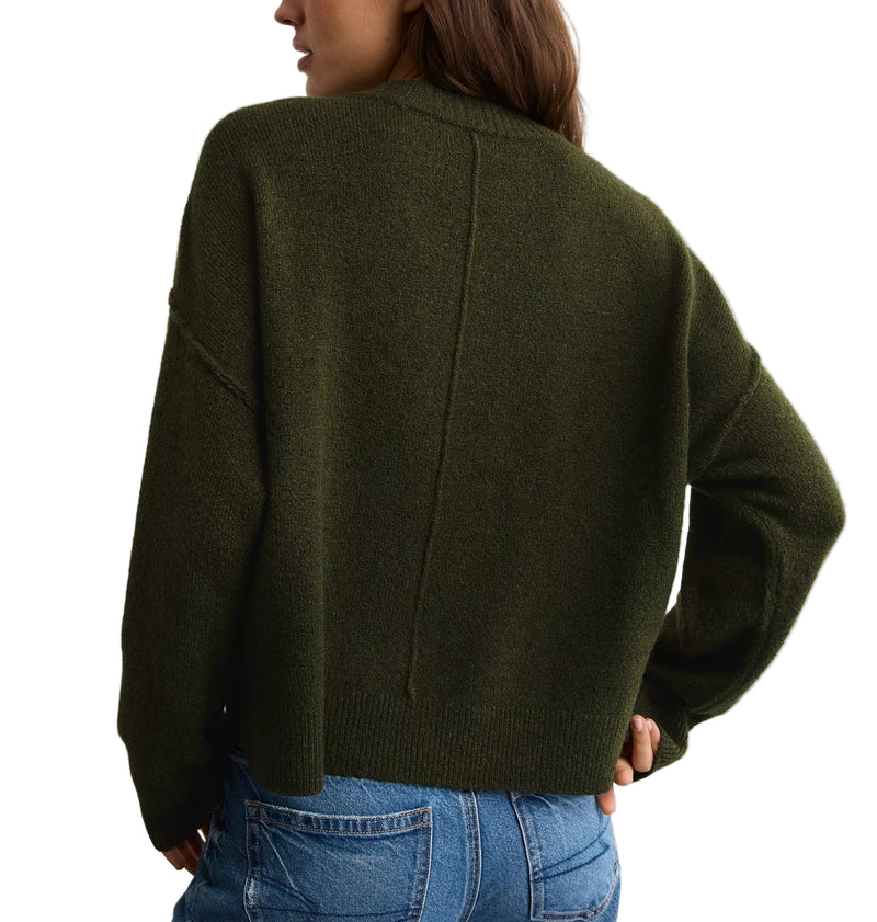 American Eagle Womens AE Whoa So Soft Classic Crew Neck Sweater