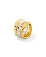 Kendra Scott Oakland Mixed Metal Ring - Set of 3 - Size 7