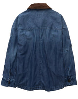 American Eagle Womens AE Lightweight Denim Shacket Jacket