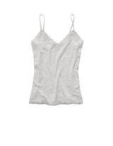 American Eagle Womens AE Lace Trim Cozy Cami Tank Top
