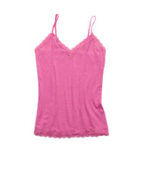 American Eagle Womens AE Lace Trim Cozy Cami Tank Top