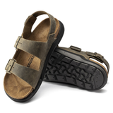 Birkenstock Mens Milano Crosstown Oiled Leather Sandals - Regular/Wide