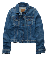 American Eagle Womens AE Shrunken Denim Jacket