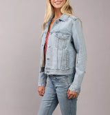 American Eagle Womens AE Strigid Denim Jacket