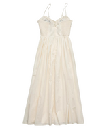 American Eagle Womens AE Bella Lace Inset Midi Dress