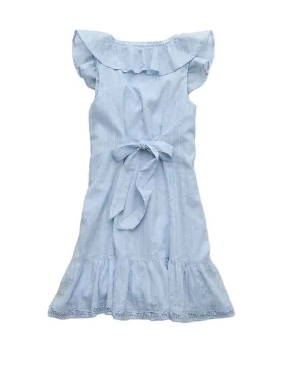 American Eagle Womens AE Tie-Front Lace Inset Mini Dress ShopCGX American Eagle Womens AE Tie-Front Lace Inset Mini Dress ShopCGX