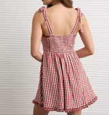 American Eagle Womens AE Square Neck Mini Dress