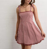 American Eagle Womens AE Square Neck Mini Dress