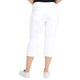 Ruby Rd. Womens Pull On Denim Capri Pant