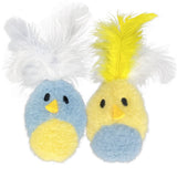Multipet Feather Bird with Catnip Cat Toy - Assorted