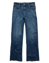 American Eagle Womens AE Super High-Waisted Baggy Wide-Leg Jeans