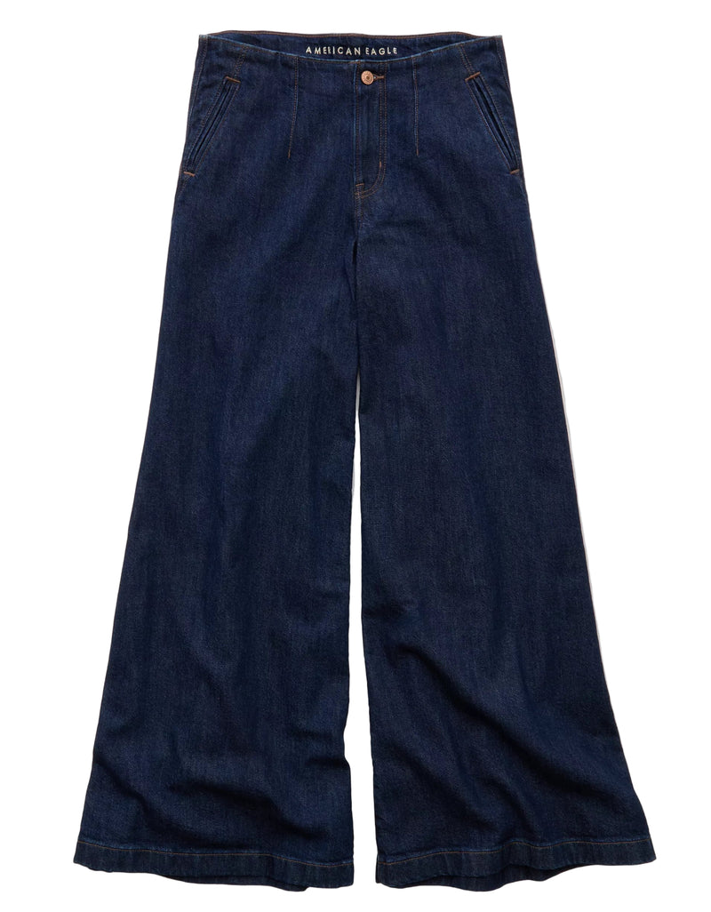 American Eagle Womens AE Baggy A-Line Fit Jeans