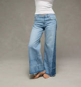 American Eagle Womens AE Dreamy Drape Stretch Low-Rise Ultra Wide-Leg Jeans