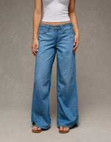 American Eagle Womens AE Low-Rise Beachy Baggy Jeans