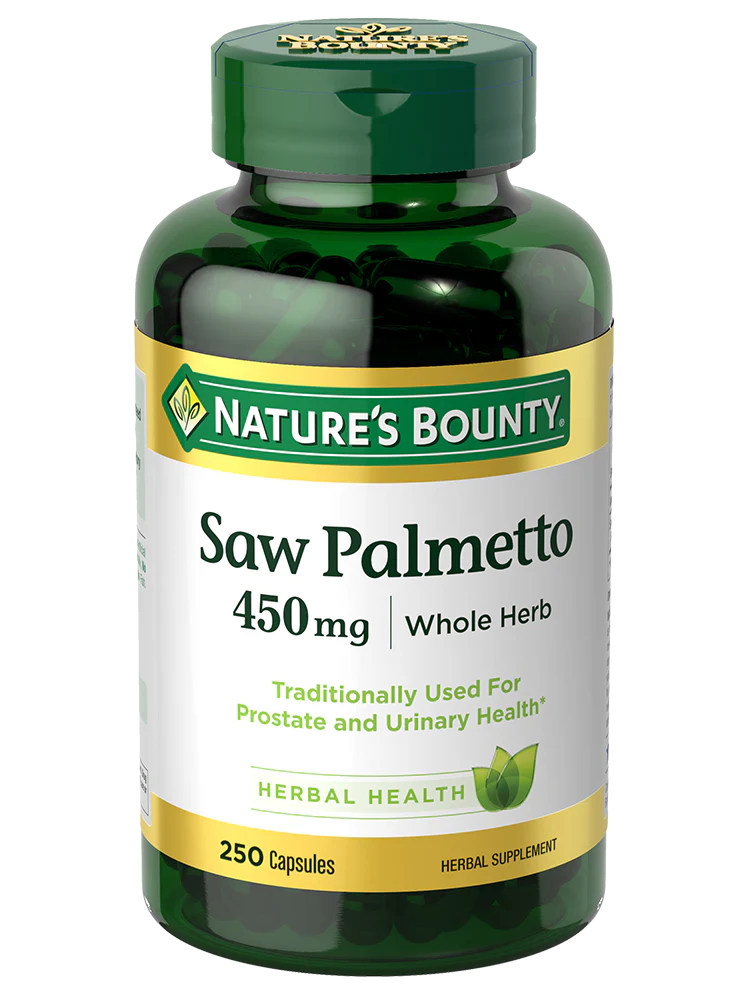 Nature's Bounty Saw Palmetto Capsules - 450mg - 250 Count