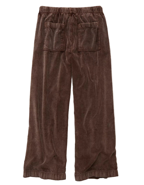 American Eagle Womens AE Stretch Corduroy Low-Rise Baggy Wide-Leg Pants