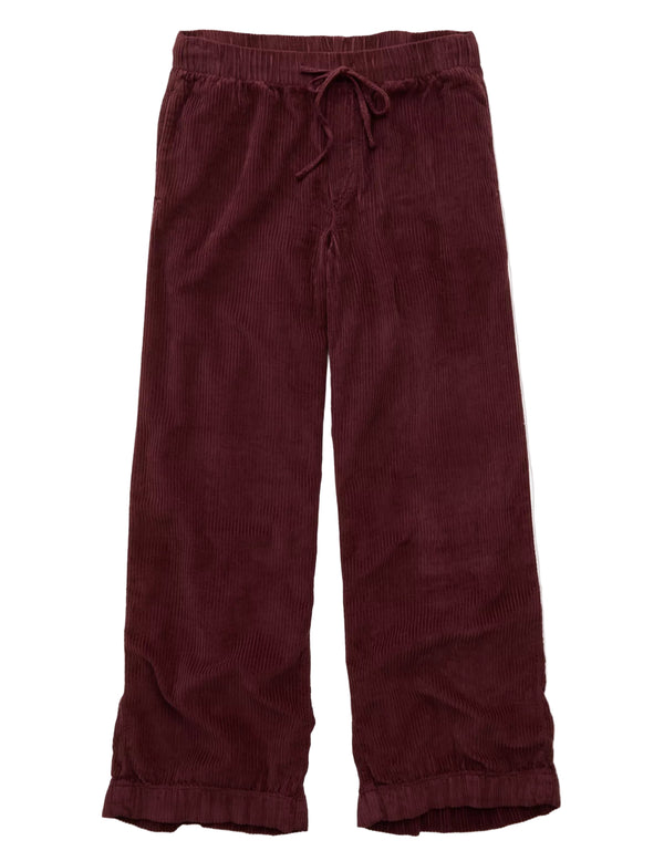 American Eagle Womens AE Stretch Corduroy Low-Rise Baggy Wide-Leg Pants