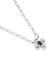 Kendra Scott Leanne Silver Short Pendant Necklace - Black Granite