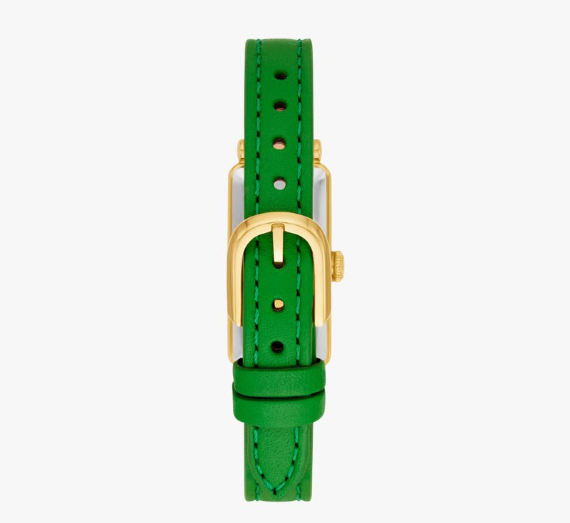 Kate Spade Rosedale Three-Hand Green Leather Watch