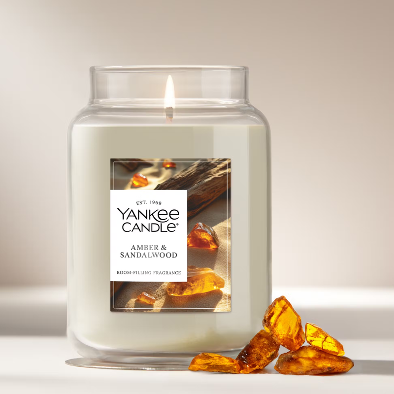 Yankee Candle Original Large Jar Candle - Amber & Sandalwood