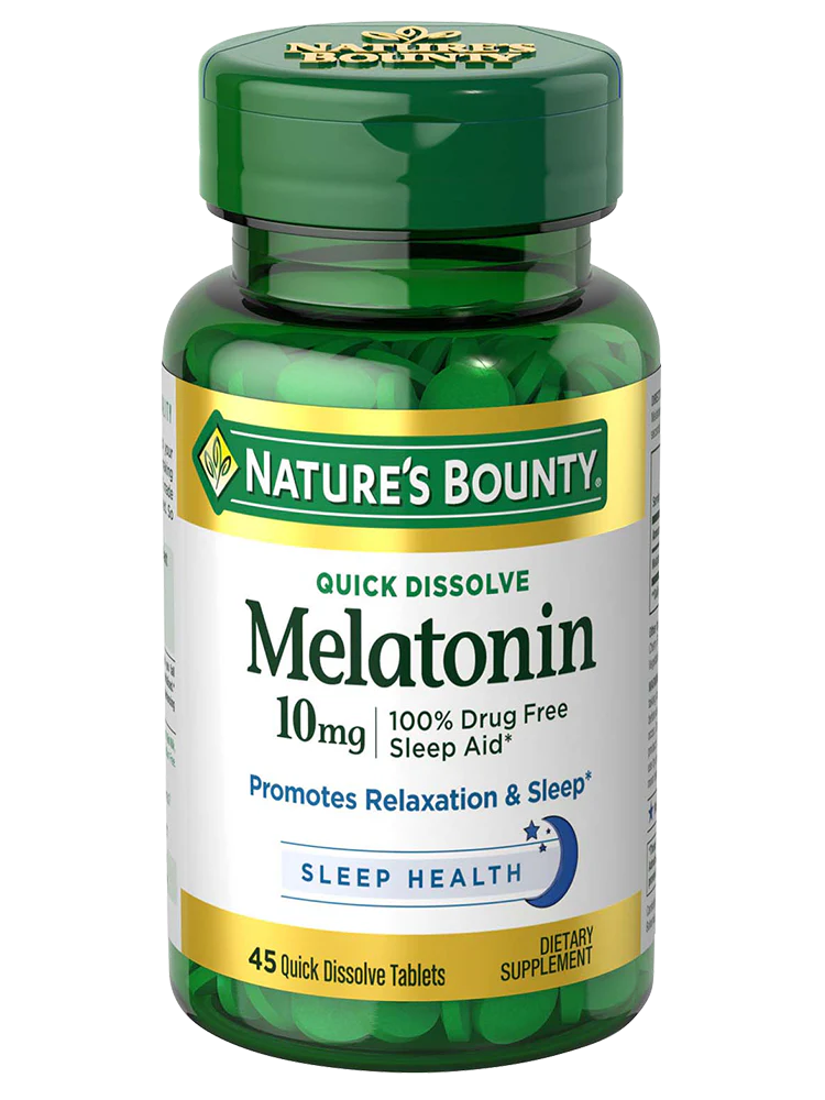 Nature's Bounty Melatonin Tablets - 10mg - 45 Count