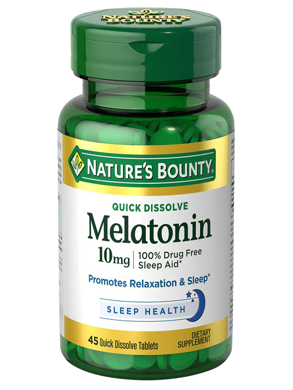 Nature's Bounty Melatonin Tablets - 10mg - 45 Count