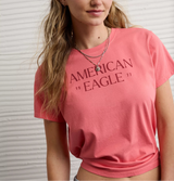 American Eagle Womens AE Everyday Graphic Short Sleeve T-Shirt
