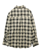 American Eagle Womens AE Oversized Long-Sleeve Plaid Shirt