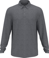 PGA Tour Mens Micro Birdseye Long Sleeve Polo Shirt