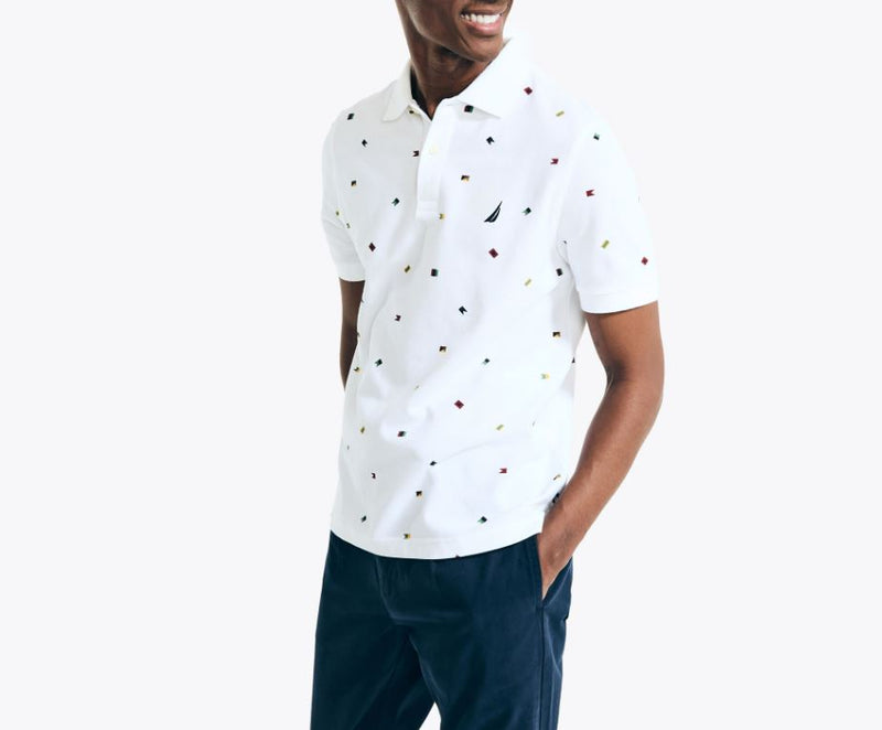 Nautica Mens Icon Deck Short Sleeve Polo Shirt