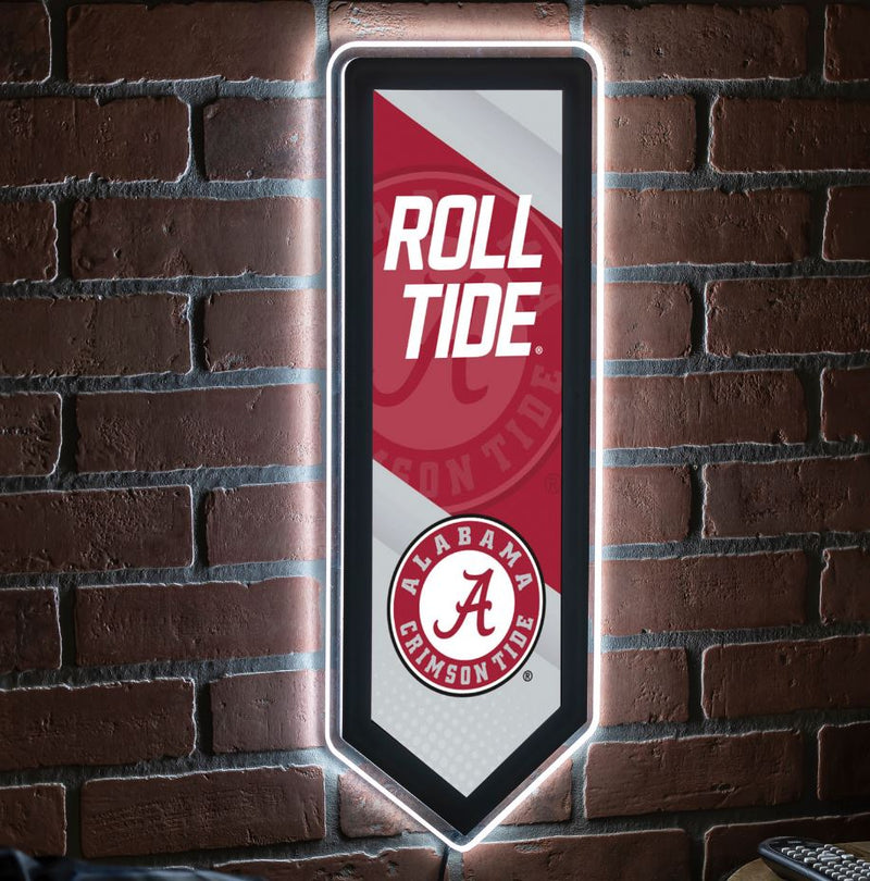 Evergreen University of Alabama Pennant 9" x 23" LED Lighted Sign
