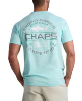Chaps Mens Trophy Fishing Graphic Short Sleeve T-Shirt