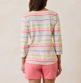Tommy Bahama Womens Ashby Isles 3/4 Sleeve Shirt