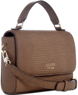 GUESS Lyndi Mini Top Handle Flap Crossbody Handbag