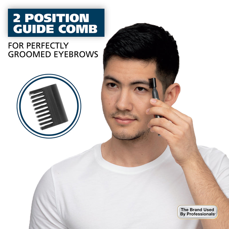 Wahl Lithium Ion Groomsman 2-in-1 Cordless Battery  Eyebrow and Nose Trimmer