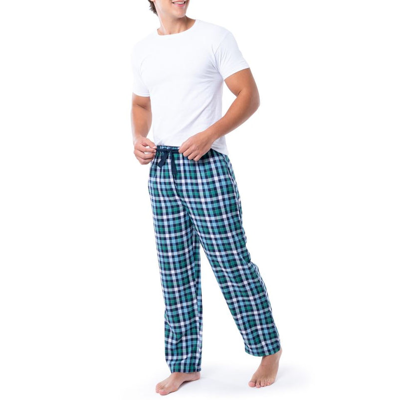IZOD Mens Plaid Pajama Pants