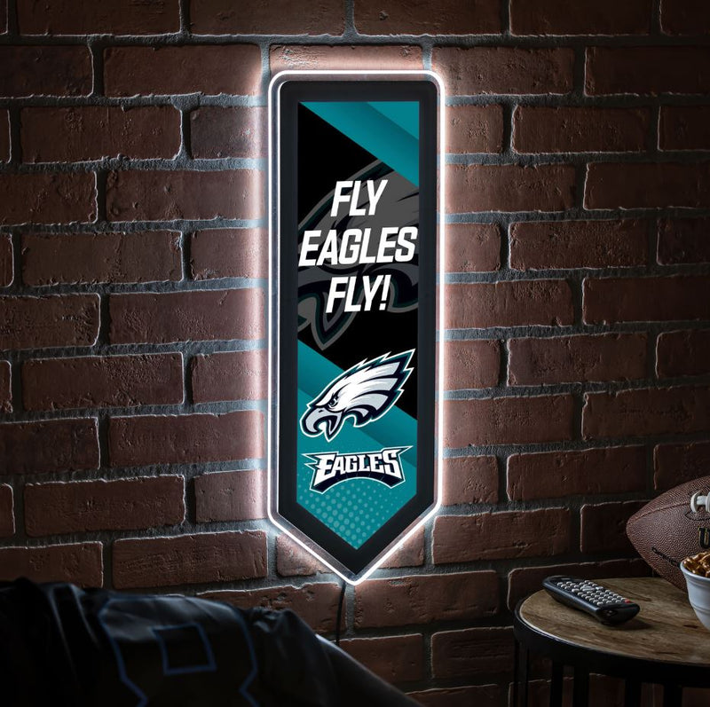 Evergreen Philadelphia Eagles Pennant 9" x 23" LED Lighted Sign