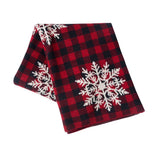 C&F Home Snowflake with Check Throw Blanket
