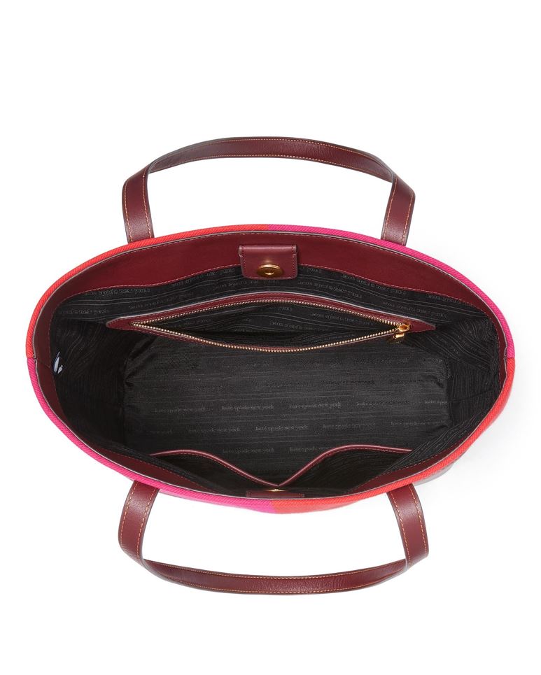 Kate Spade Waverly Racing Stripe Tote Handbag