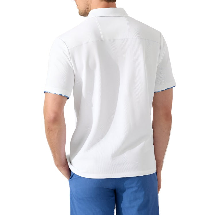 Tommy Bahama Mens Fiesta Fronds Five o'Clock Island Zone Short Sleeve Polo Shirt