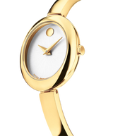 Movado Womens Museum Classic Bangle Gold-Tone Watch