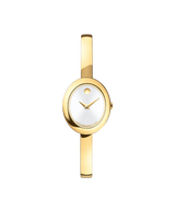 Movado Womens Museum Classic Bangle Gold-Tone Watch
